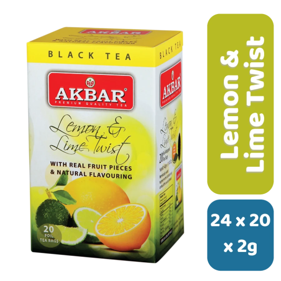 AKBAR RF LEMON & LIME TWIST - B/T (PA/FOIL ENV)