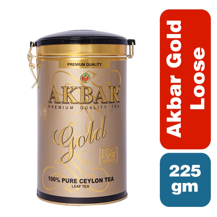 AKBAR GOLD (LOOSE TEA) 225 g (TIN)