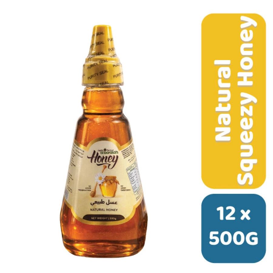 AL BARAKAH NATURAL HONEY SQUEEZY 500g