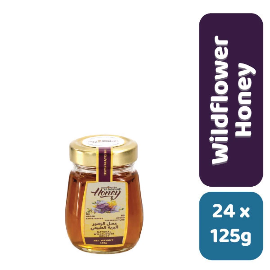 AL BARAKAH WILDFLOWER HONEY (GLASS BOTTLE) 125g