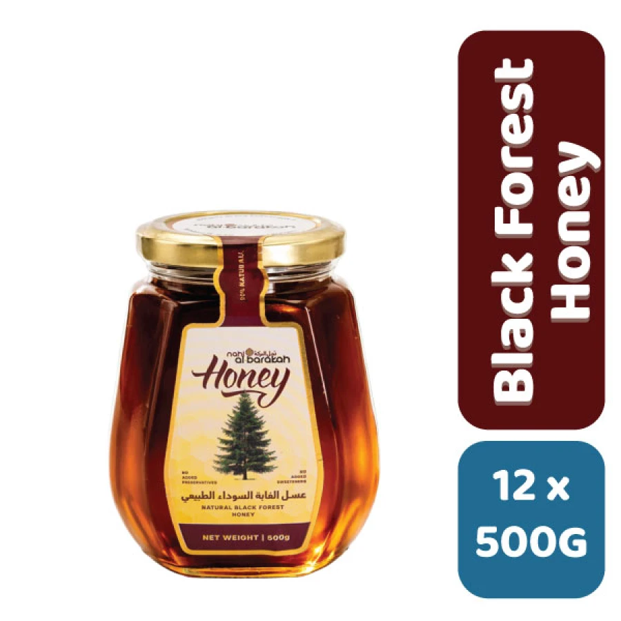 AL BARAKAH BLACK FOREST HONEY (GLASS BOTTLE) 500g