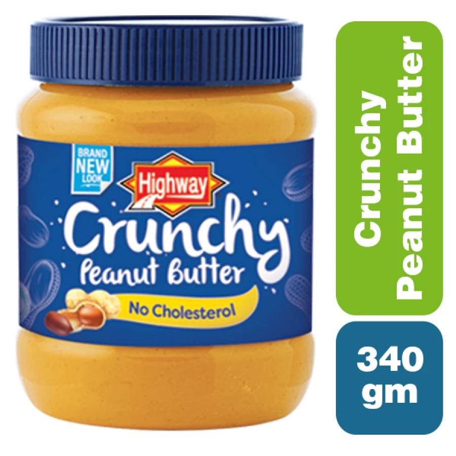 HIGHWAY PEANUT BUTTER CRUNCHY(BLUE) 12 Oz 340 g