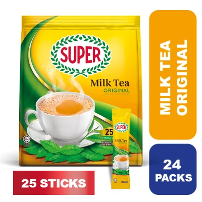 SUPER Milk Tea Original 2 Packs (Total 50 sticks)