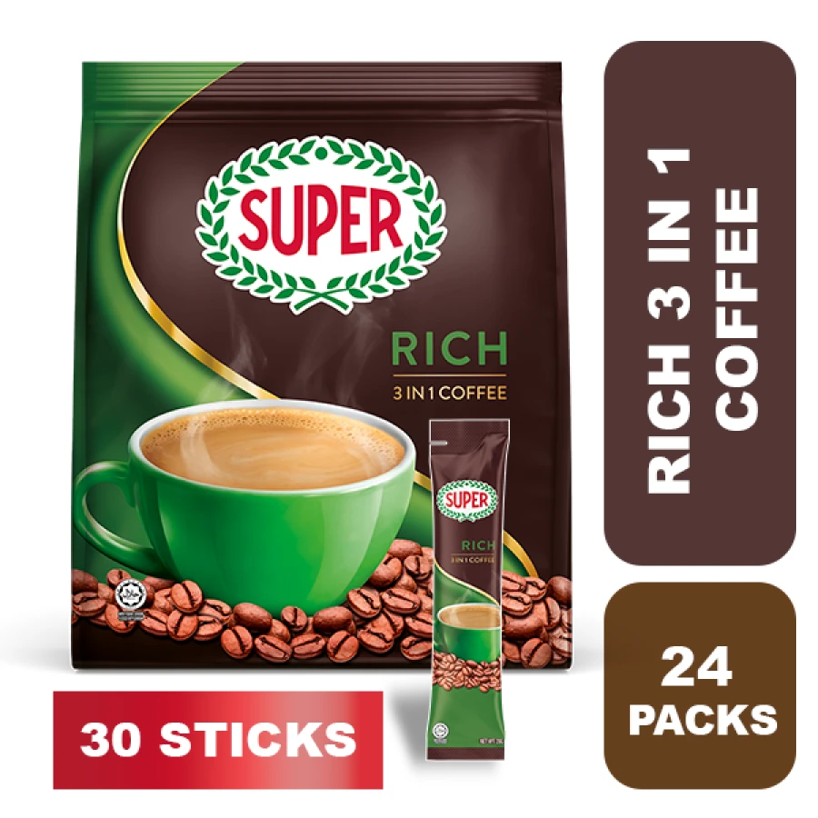 SUPER COFFEE RICH 3 IN 1 (24*30s*18g)