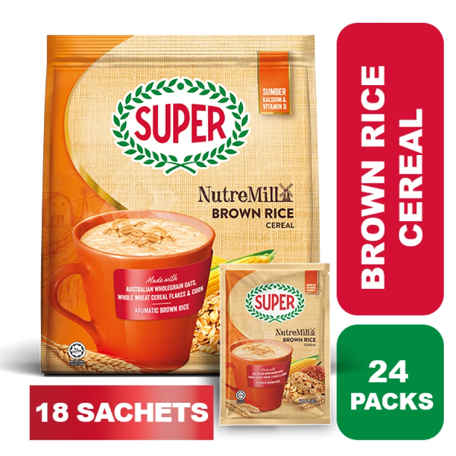 SUPER NM CEREAL BROWN RICE (24*18s*30g)
