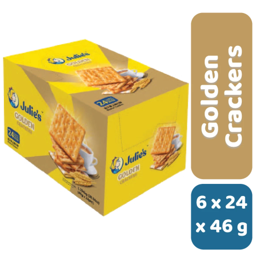 JULIES GOLDEN CRACKERS 1.104 kg