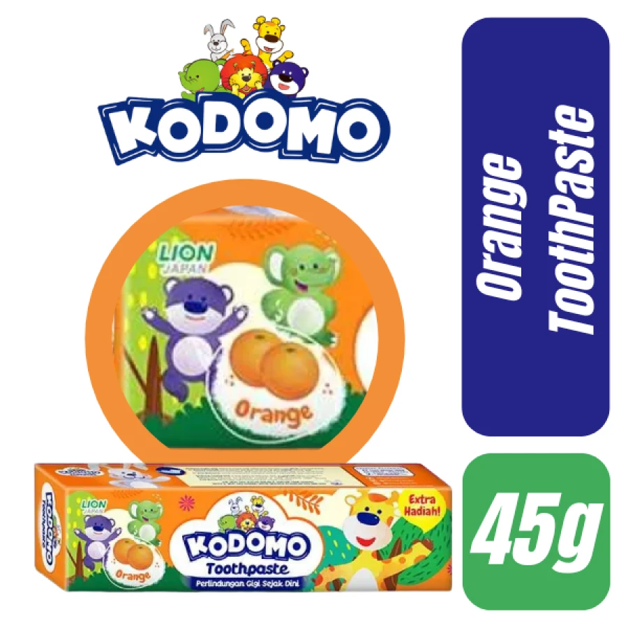 KODOMO TOOTH PASTE ORANGE 45 g