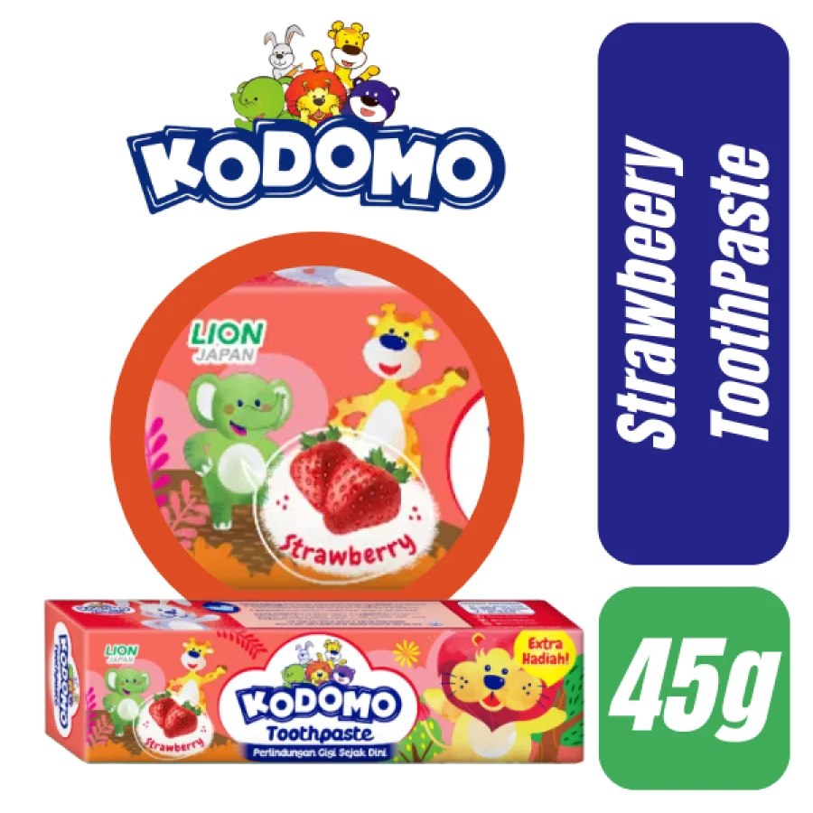 KODOMO TOOTH PASTE STRAWBERRY 45 g