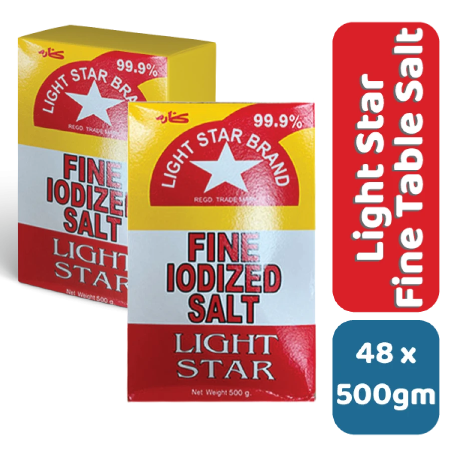 LIGHT STAR FINE TABLE SALT 500 g
