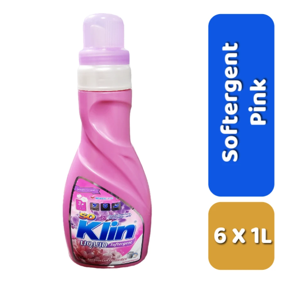 SOKLIN LIQUID DETERGENT PINK 1 ltr