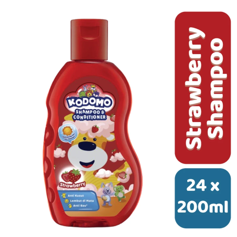 KODOMO SHAMPOO STRAWBERRY 200ml