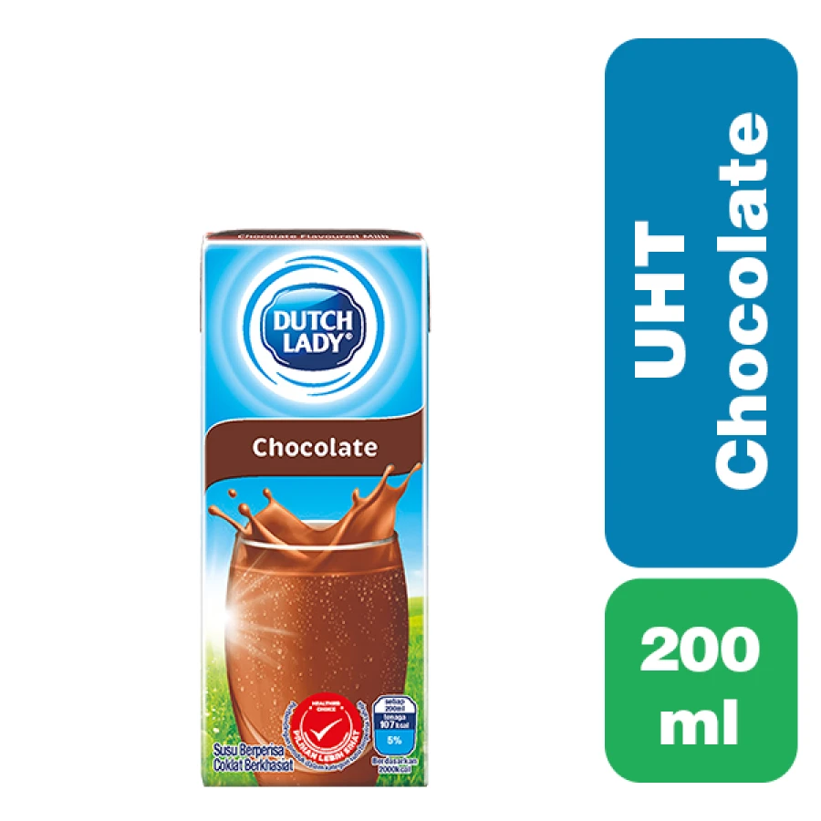 DUTCH LADY UHT MILK 200 ml CHOCOLATE